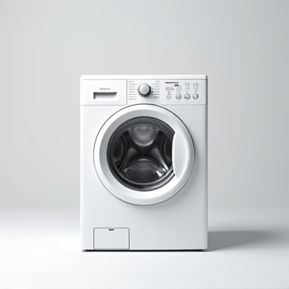 Licensed technician performing expert washer repair service on a modern washing machine in an Elk Grove home.