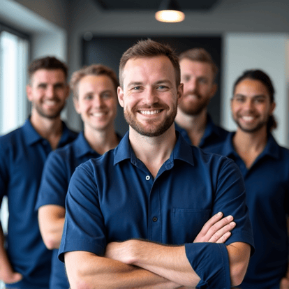 Licensed technician performing expert dryer repair service in an Elk Grove home.