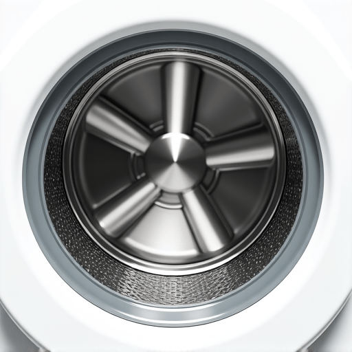 Certified technician Max efficiently installing a new part during a professional washer repair service.