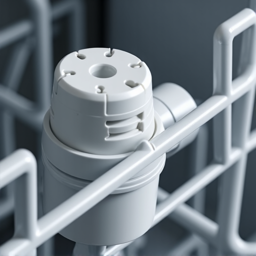 Certified technician installing a new dishwasher part in a Folsom kitchen.